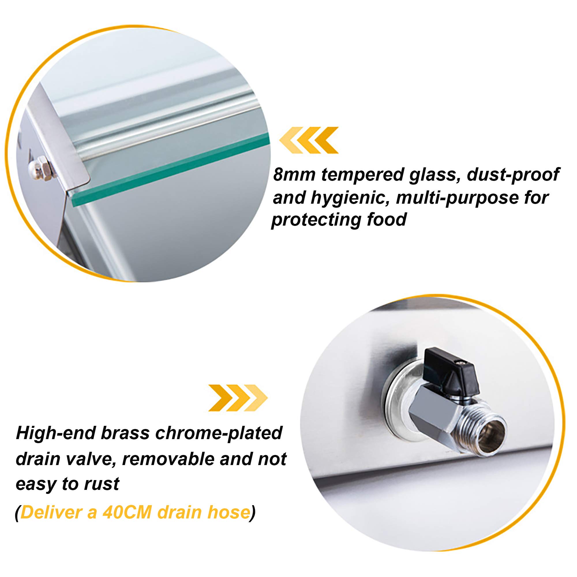 Scaldavivande Commerciale, Scaldavivande Elettrico Da Banco Da 2000 W, Tavolo Per Vapore In Acciaio Inox, Macchina Automatica Per La Conservazione Del Calore Delle Zuppe, Macchina Scaldavivande Multi
