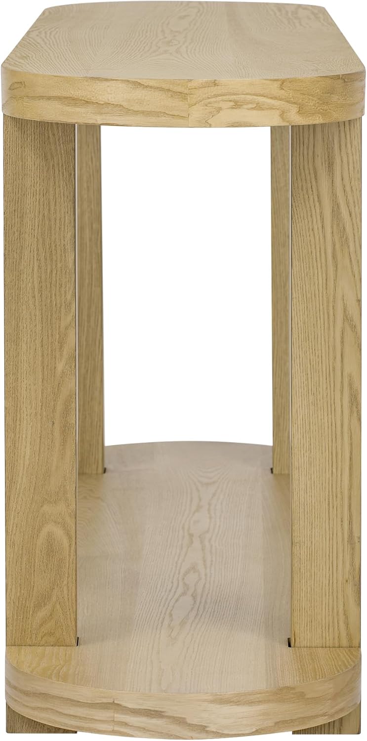 KEVINSPACE 63" Console Table, EntrywayTable with Storage HallwayTable Long Console Tables for Living Room Wooden SofaTable Behind The Couch, Farmhouse EntrywayTable for Entrance, Hallway Natural