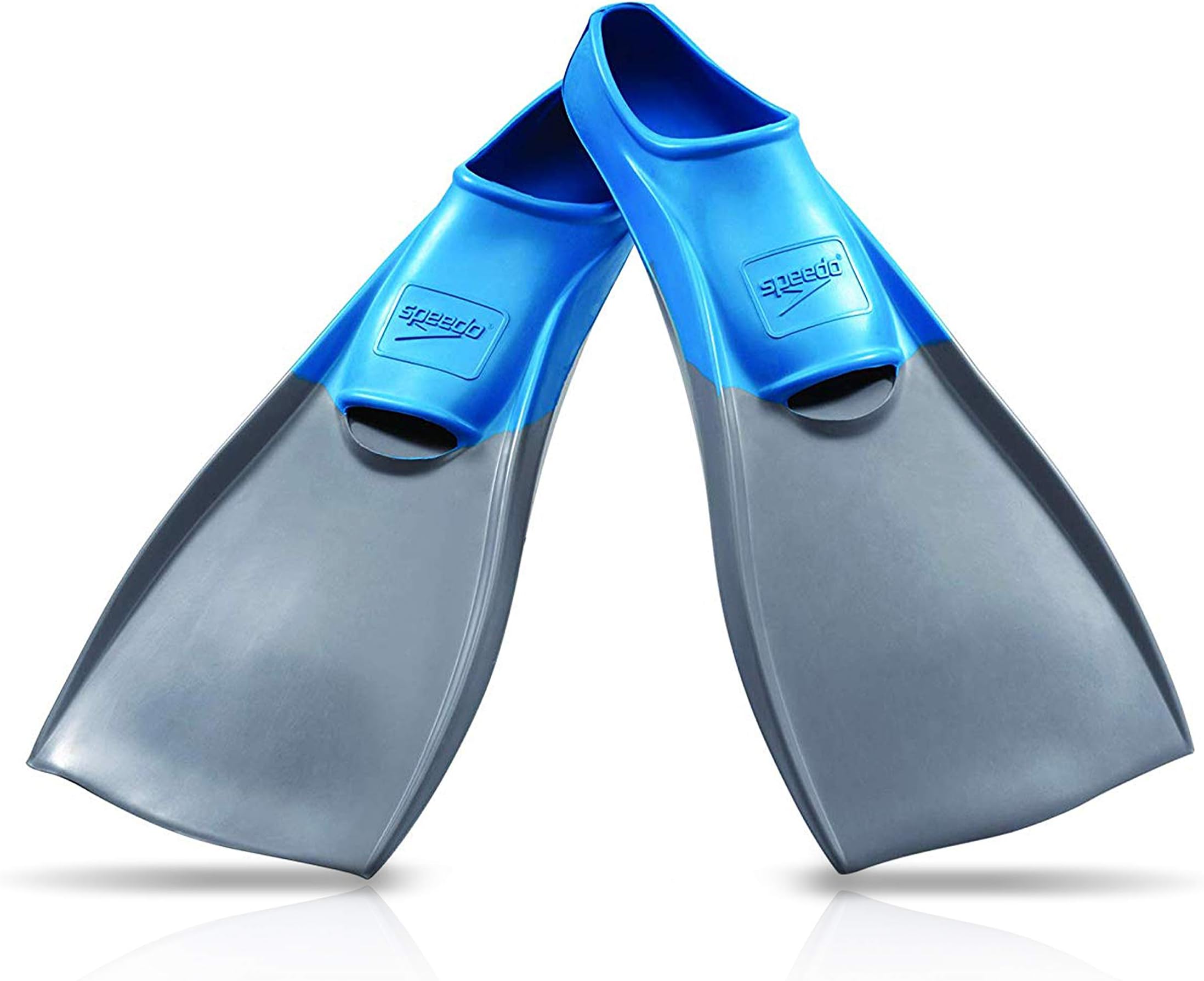 Speedo Unisex-Adult Swim Training Fins Rubber Long Blade