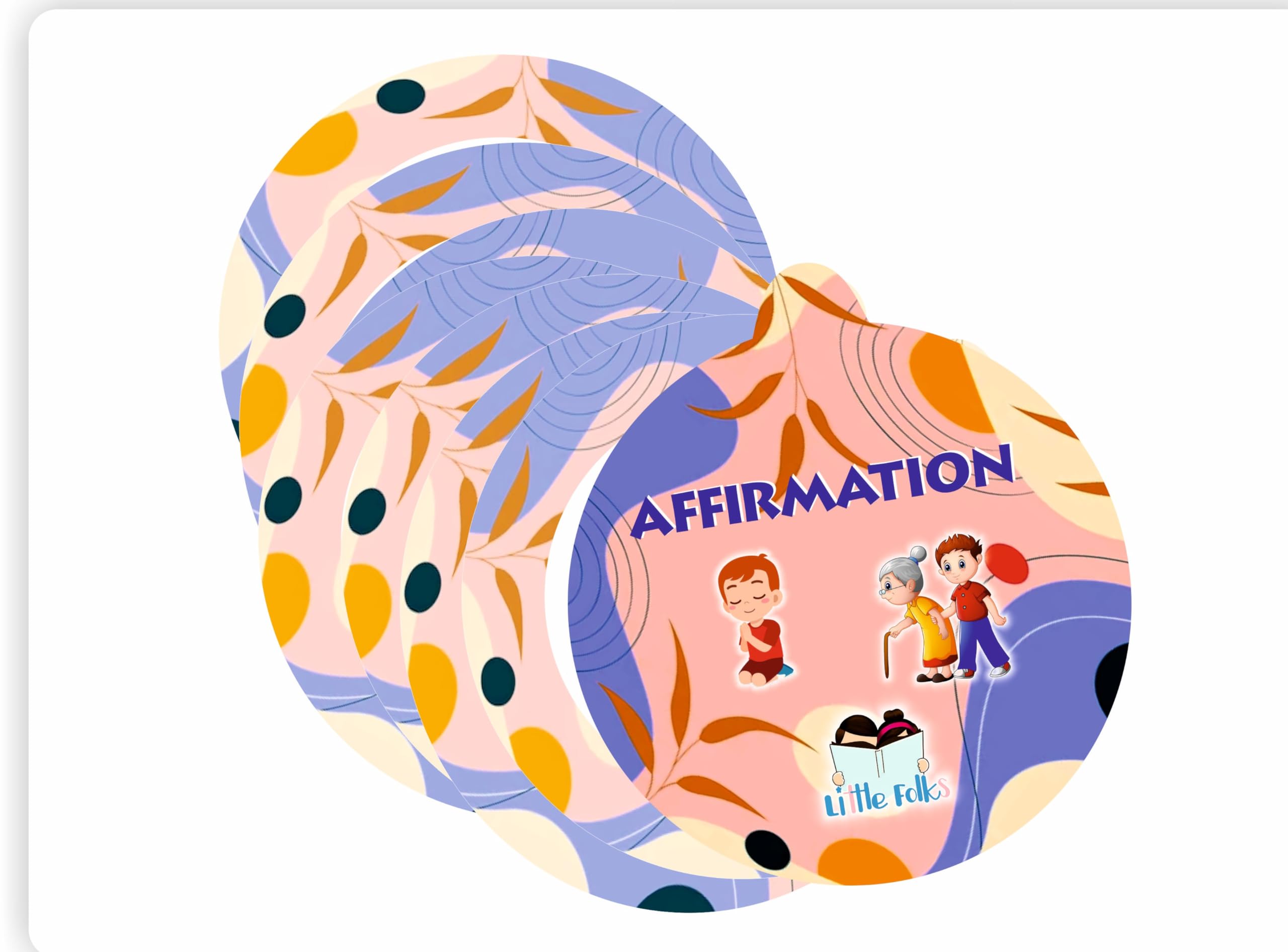 Affirmations Flashcard - Velcro Activity Book | Toddlers Busy Binder | 10 Reusable Cards |Good Manners Cards | Birthday/Rakhi Gifts for Kids Age 1-5 Years| Educational Activity Book