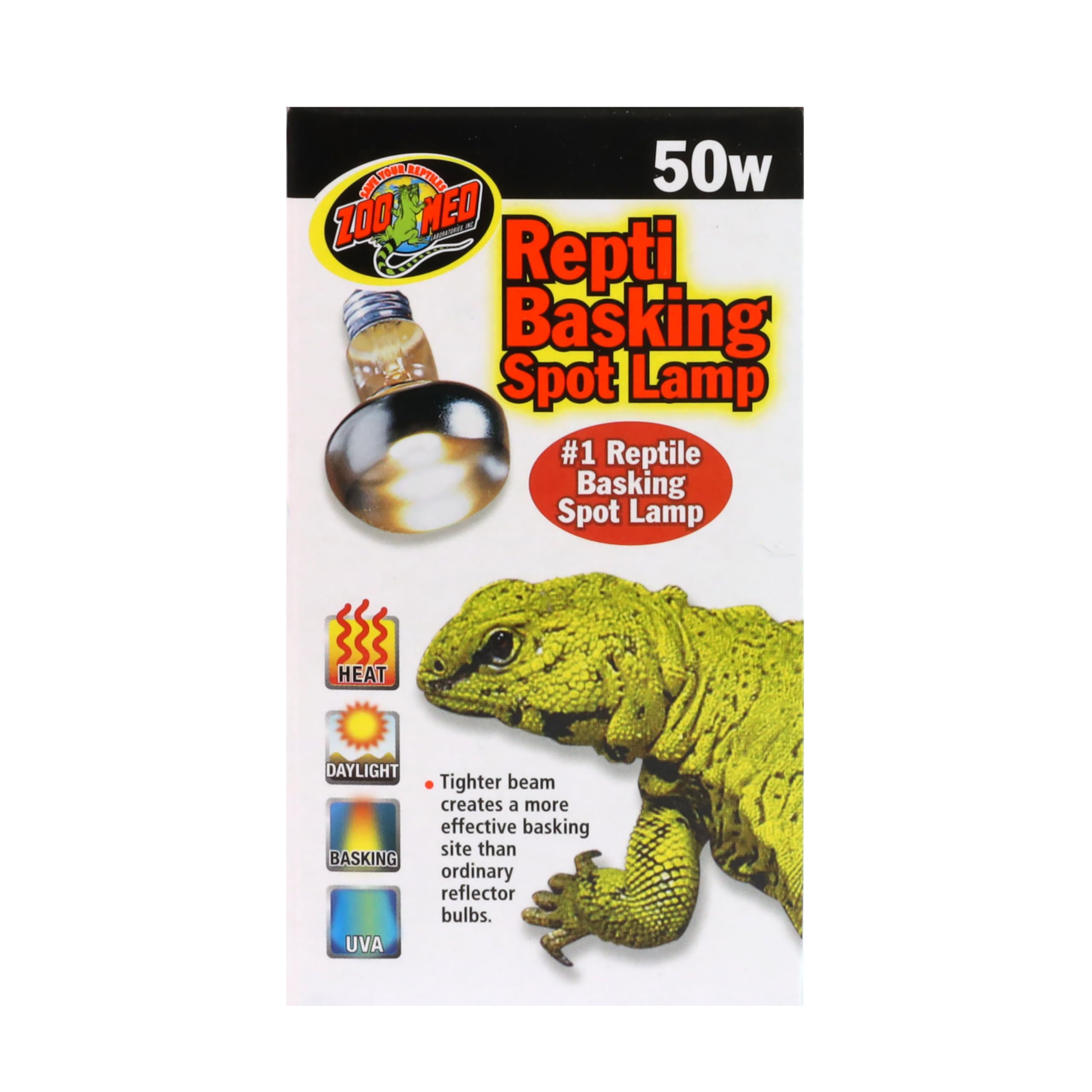 Zoo Med Reptiles te bronceas Spot lámpara 50 vatios