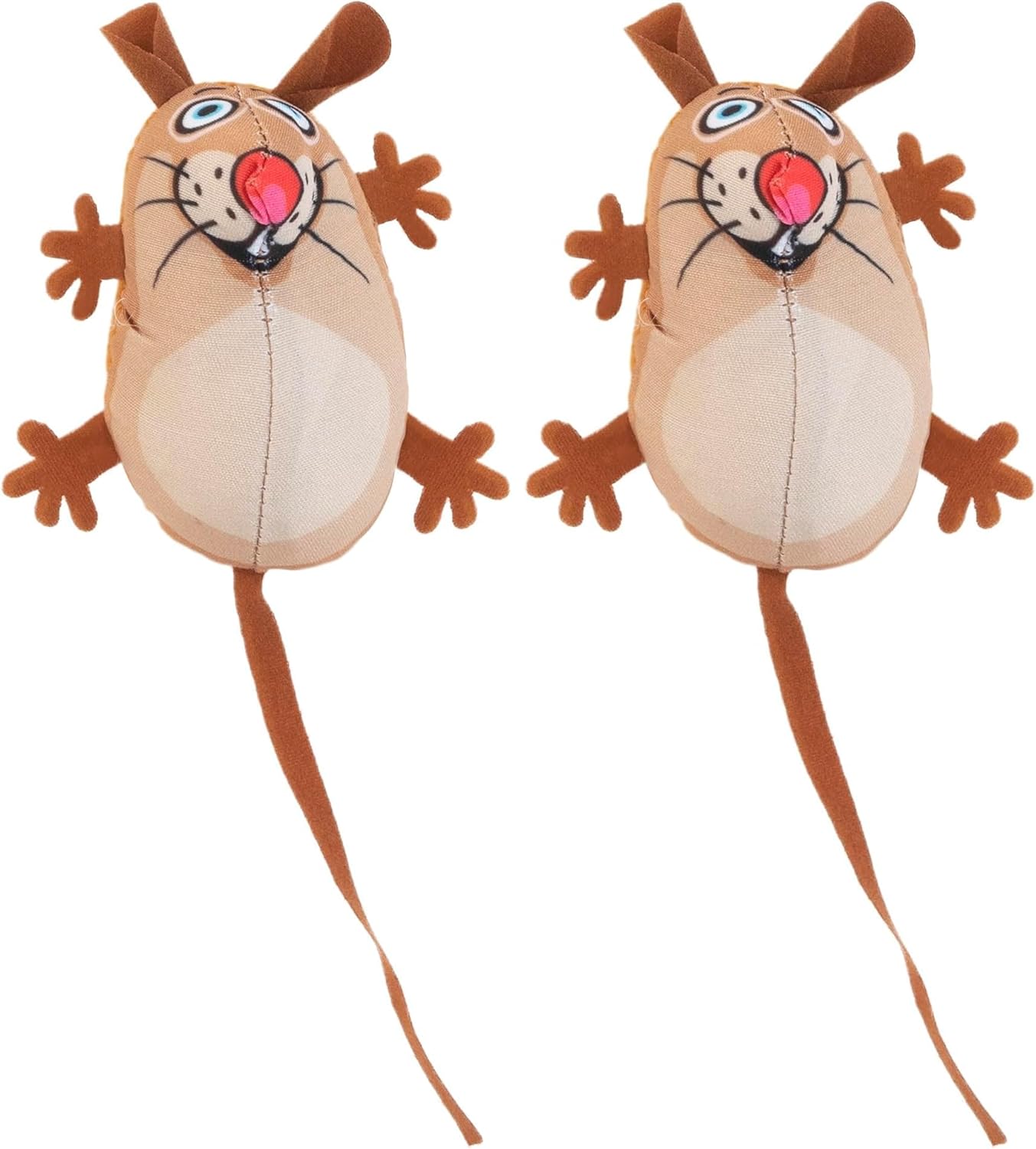 FATCAT Classic Eeeks! Assorted Color Cat Toy (Pack of 2)