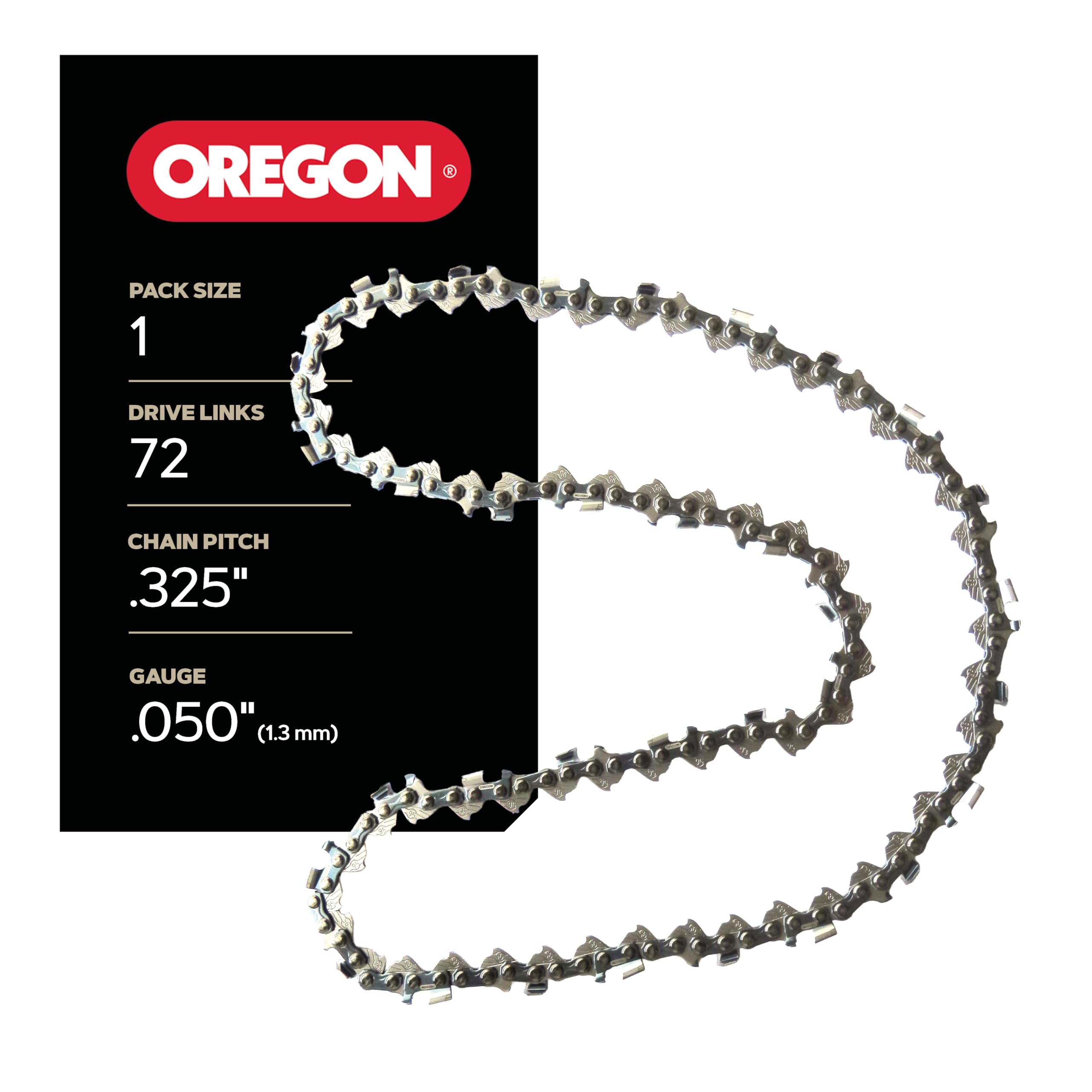 Oregon Gray M72 18-Inch Speedcut Chainsaw Chain - Fits Husqvarna And Jonsered, Grey