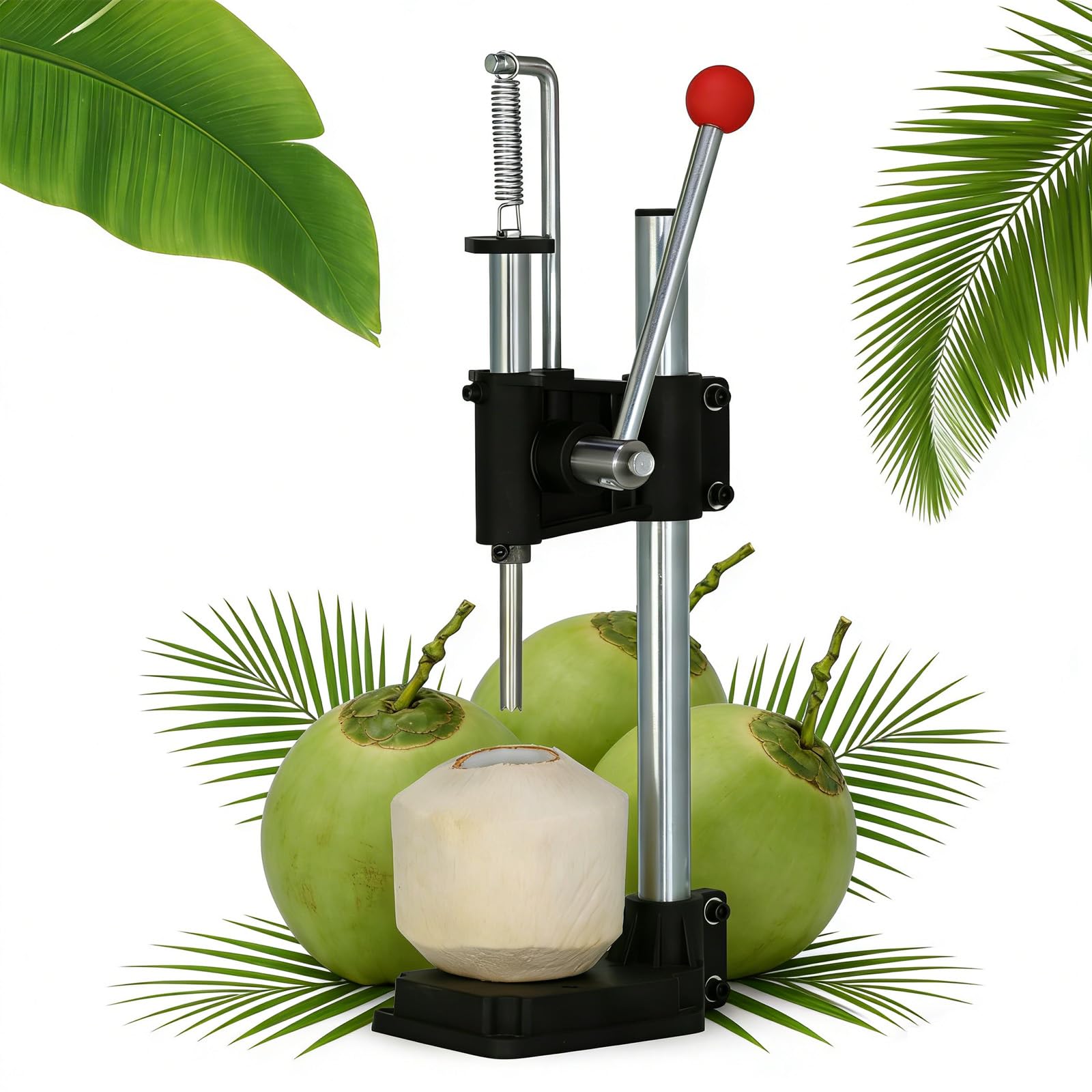 Ouvre-noix de coco sans effort pour ouvrir les fruits tendres
