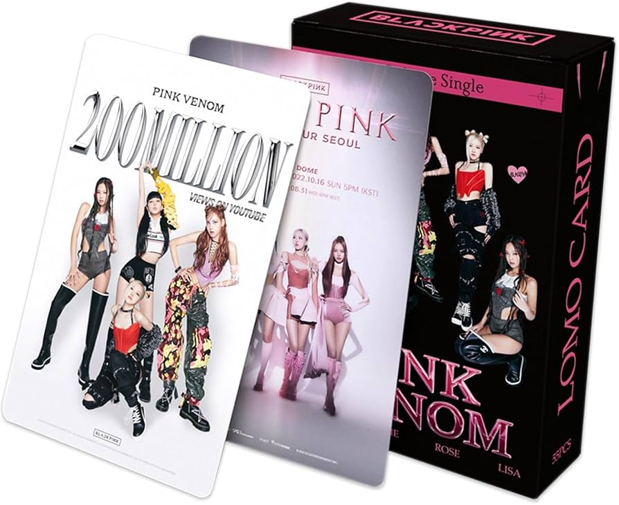 Amazon.com: KPOPBTS Born Pink Photocards New Album 165 PCS/3 Pack