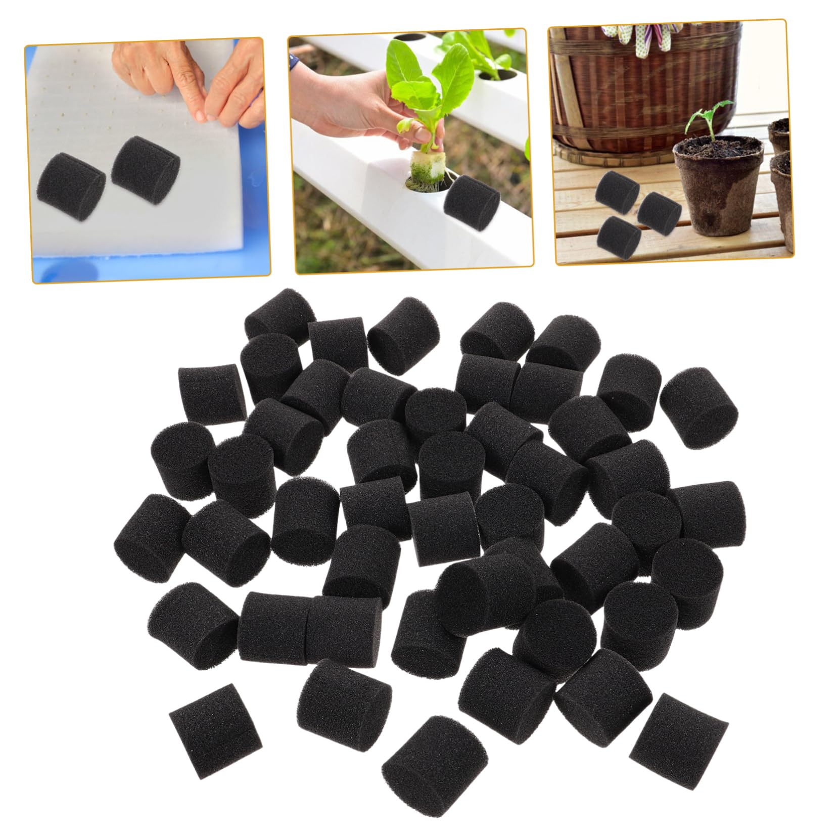 4 Ensembles Outil De Jardinage De Plantation Bloc D'Éponge Hydroponique Jardin D'Herbes Aromatiques Bloc De Jardinage Flottant Jardin Hydroponique Intérieur 100 pièces * 4