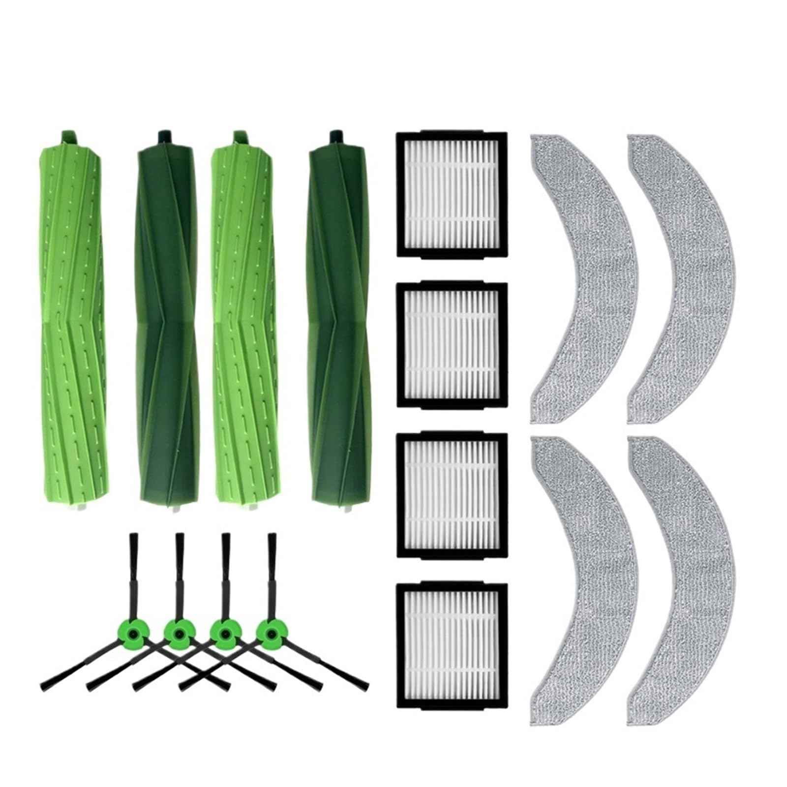 Compatibile Con IRobot Roomba Combo J7+, J7, J9+, 10 Max Accessori for Aspirapolvere Robot Sacchetto for La Polvere Rullo Spazzola Laterale Filtro Hepa Panni for Mop(015)