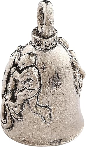 Miniatura 2 de Campana Guardian Bell para Motocicleta Deportiva, Campana de la Buena Suerte con Llavero y Bolsa de Regalo de Terciopelo Negro  Campana para