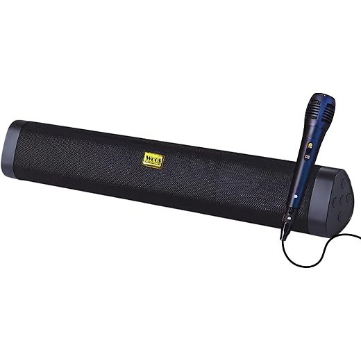 WOOS Tri Fusion Soundbar Bluetooth 50 FM Radio Wired Mic Au