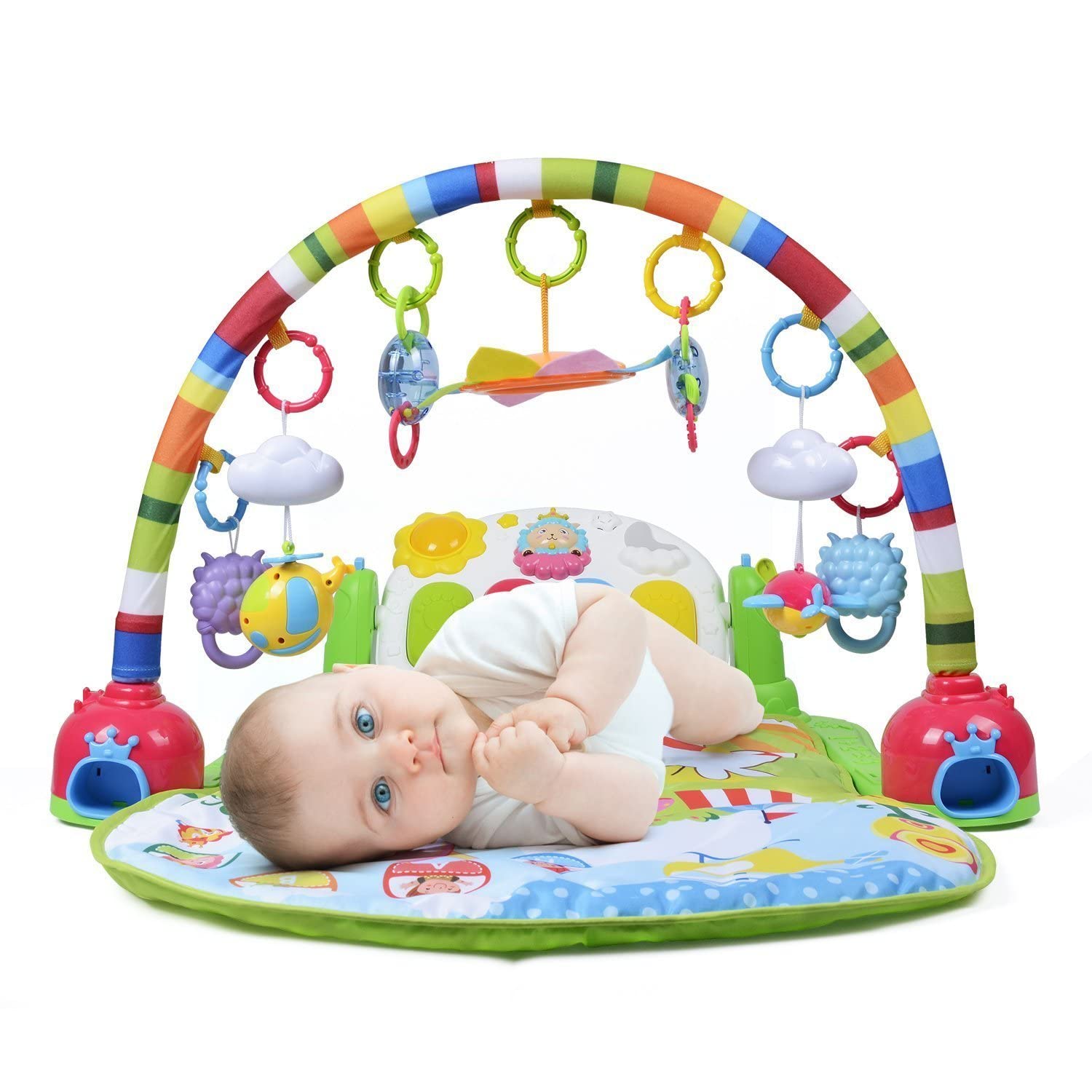 Magicwand® Multi-Function Piano Baby Gym & Fitness Rack【Pack of 1】【Multi-Colored】