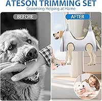 Vista 42 de Pet Dog Grooming Hammock Harness for Medium Dogs Nail Trimming, Dog Sling for Cutting Nails, Dog Hanging Holder Hanger for Clipping Nails with Nail