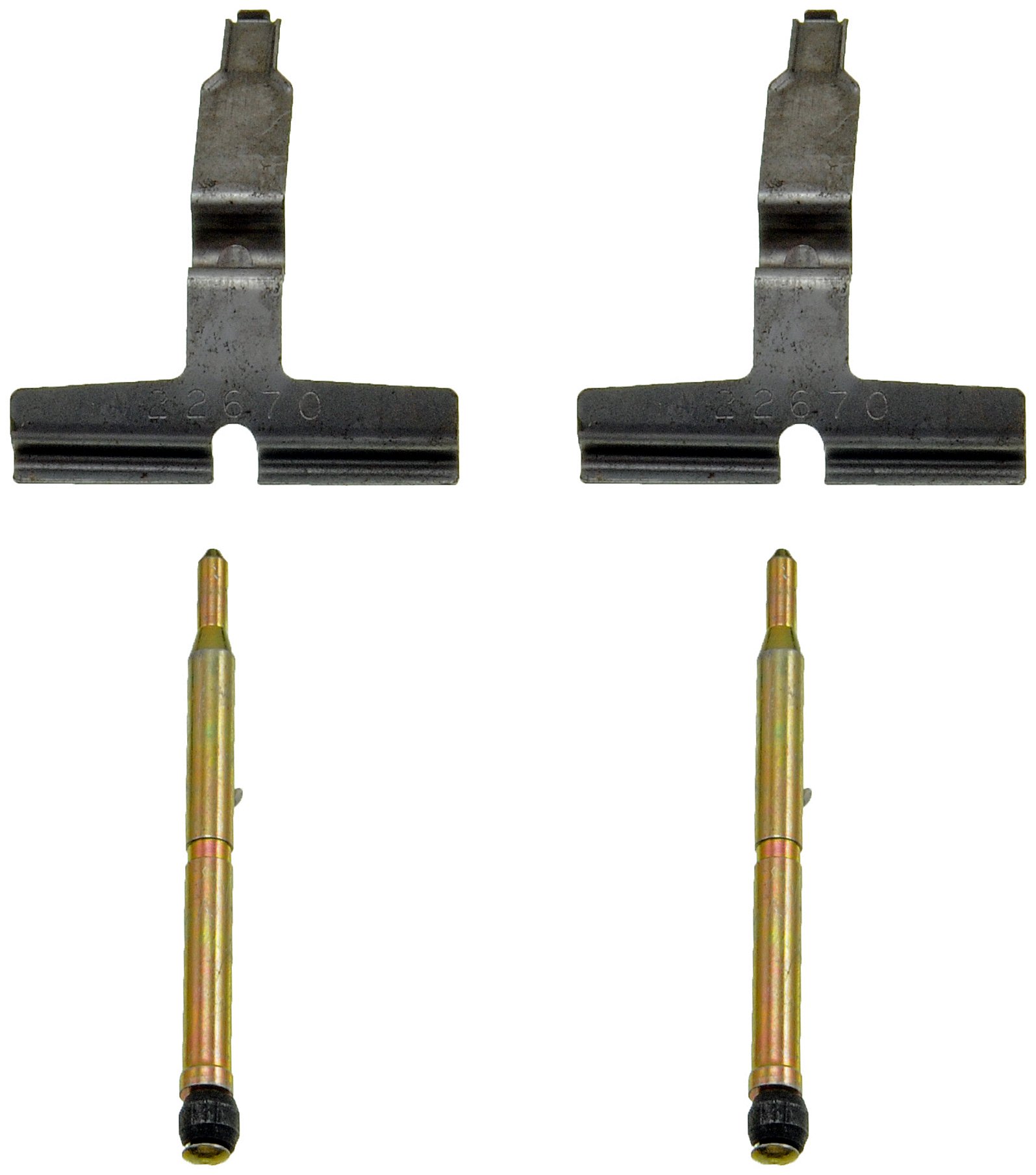 DISC BRAKE HDWE KIT - Disc Brake Hardware Kit - Brake Bolt Kit - This disc brake hardware kit is designed to match the original hardware required to repair the disc brake on specified vehicles. Made of quality components, this kit is engineered for reliable performance and durability. - Chrysler 2008-04, Mercedes-Benz 2010-01 - Dorman HW13404 Rear Disc Brake Hardware Kit Compatible with Select Chrysler / Mercedes-Benz Models