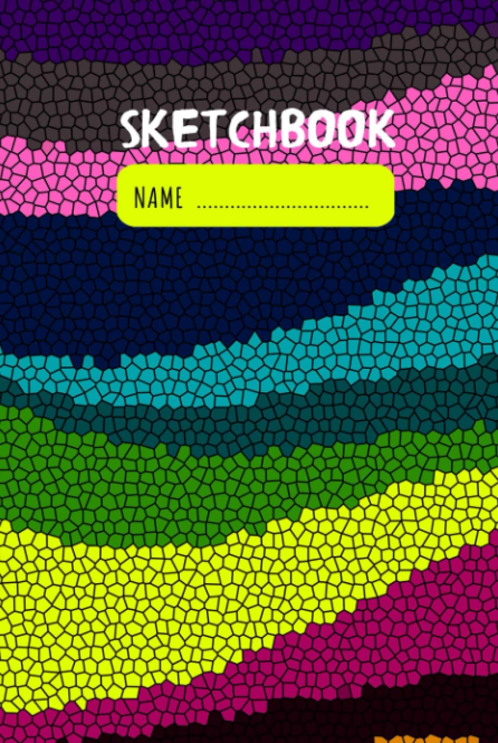 Sketchbook: Colorful Notebook for Drawing, Painting, Sketching or Doodling