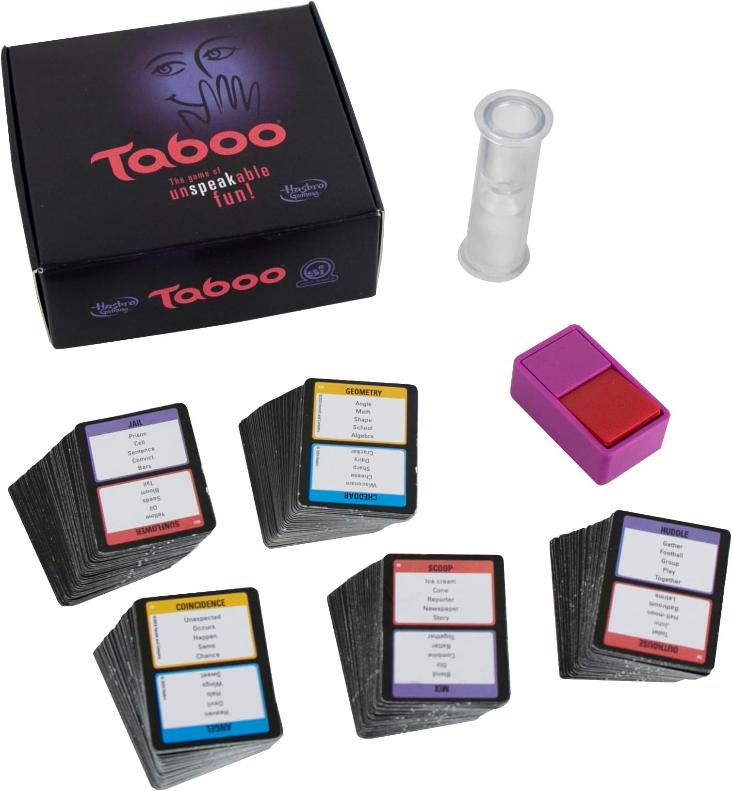 World’s Smallest Taboo – Miniature Compact Edition of The Classic Guessing Game, Portable Party Game for Kids, Teens & Adults (Ages 6+)