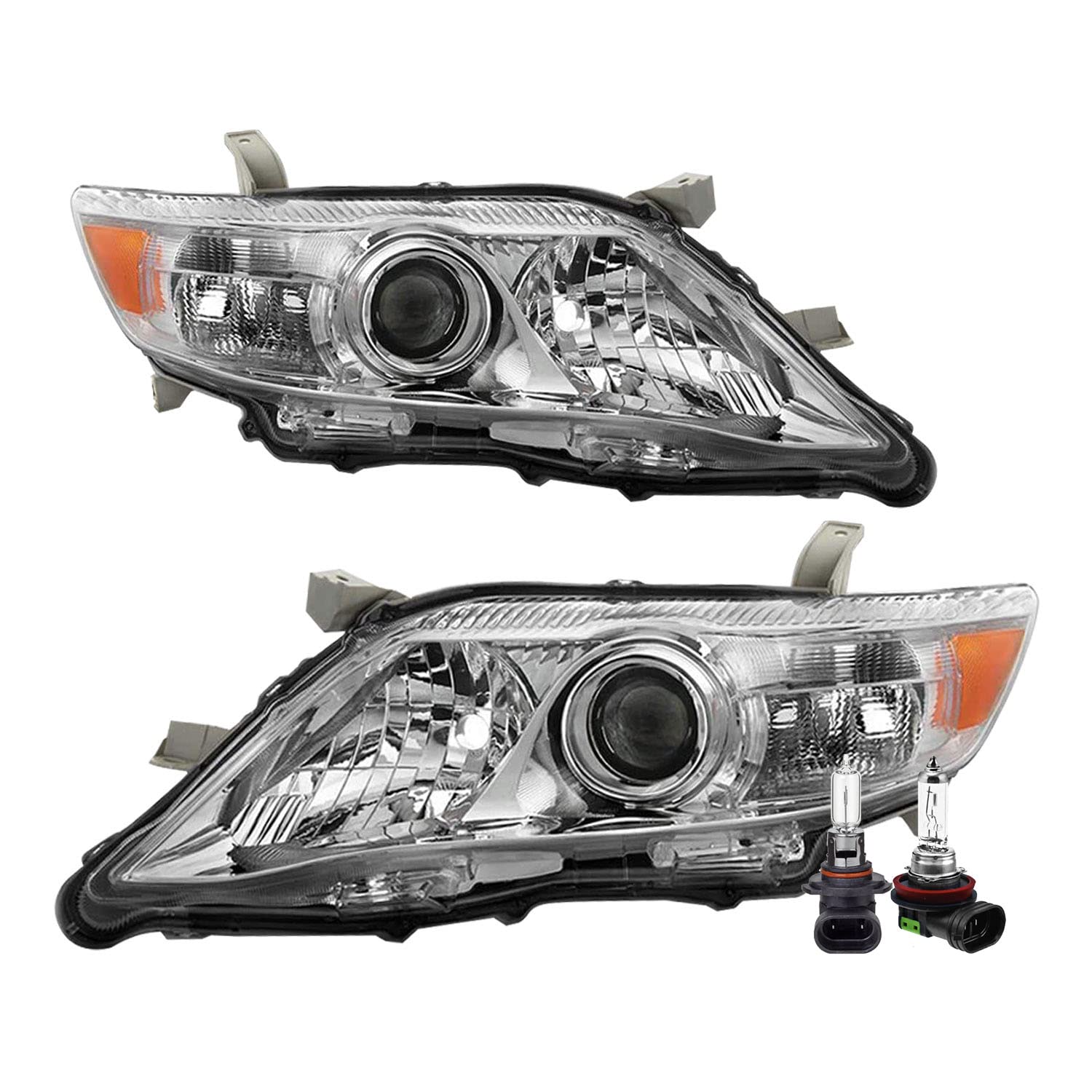 JSBOYAT Headlight Assembly Fits for 2010 2011 Toyota Camry SE/LE/XLE/Base