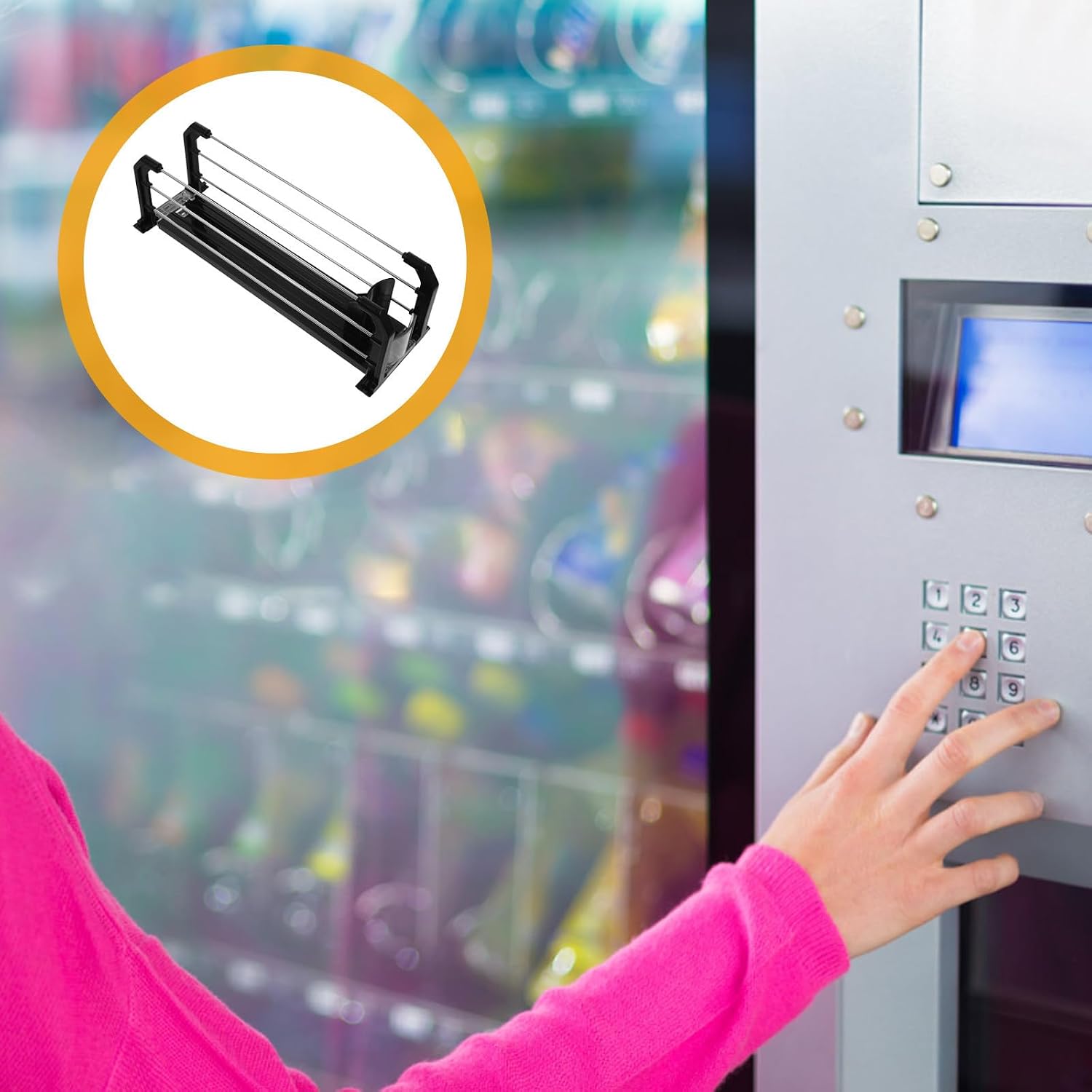 Drink Sliding Pusher Organizer Beverage 2sets Automatic for Can Dispenser with Glide Shelf and Smooth Mechanism Refrigerator for Home Kitchen Convenience Store