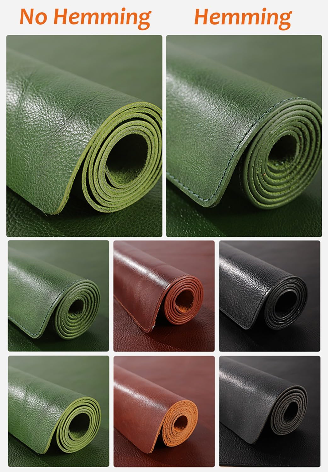 Tappetino da scrivania in vera pelle, Protezione impermeabile per Sottomano Scrivania per mouse, per proteggere la superficie della garantire il massimo comfort(Black,60x40cm)