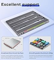 Vista 2 de Vangoa Pedalera de guitarra con fuente de alimentación aislada, PD-M de aluminio de una pieza doblada portátil plegable pedalera de guitarra