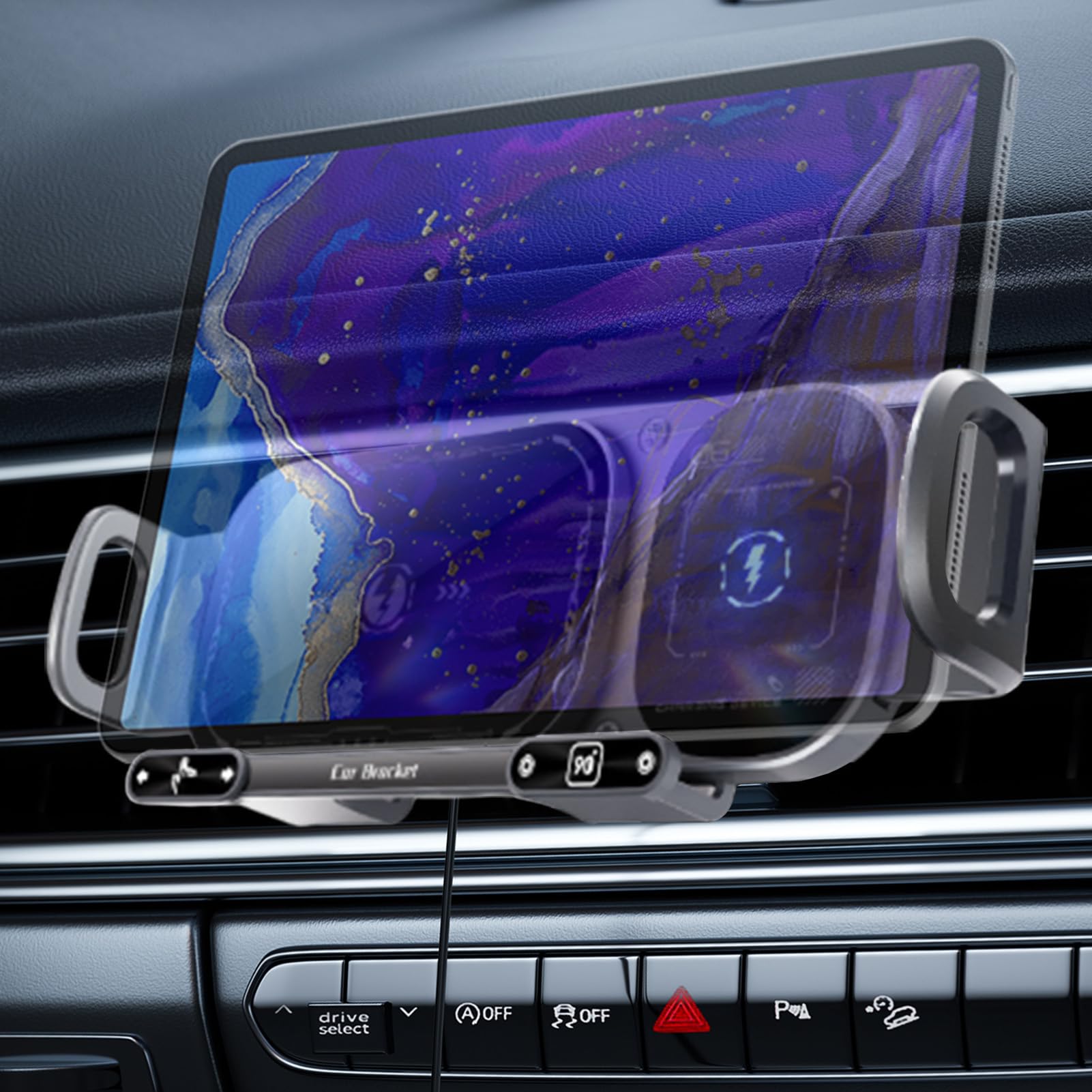 Support de téléphone Portable de Ventilation d'air 15 W Support de Voiture