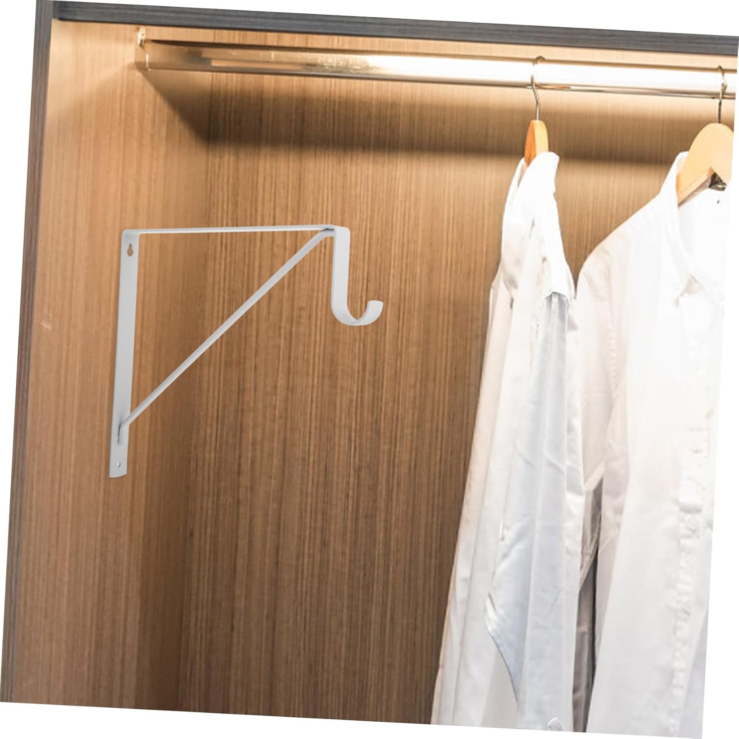 2pcs Heavy Duty Metal Shelf Brackets for Wall-Mounted Floating Shelves for Corner and Wall Storage Easy Installation for Use