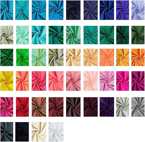 Miniatura 2 de Turquesa, Tela Dupioni de seda dorada por The Yard, 41 pulgadas o 40.9 in de ancho, 2 yardas continuas de tela de seda dorada, Dupioni de seda