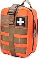 Vista 1 de Bolsa de primeros auxilios táctica Honestptner Molle - Bolsa de nailon 600D resistente para EMT (solo incluye bolsa)