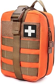 Honestptner Molle Pouch, Durable 600D Nylon Tactical Medical Pouch,Rip-Away EMT First Aid Pouch (Bag Only)