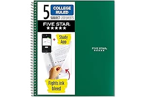 Five Star Notebooks for School: Your Smart Companion for Learning