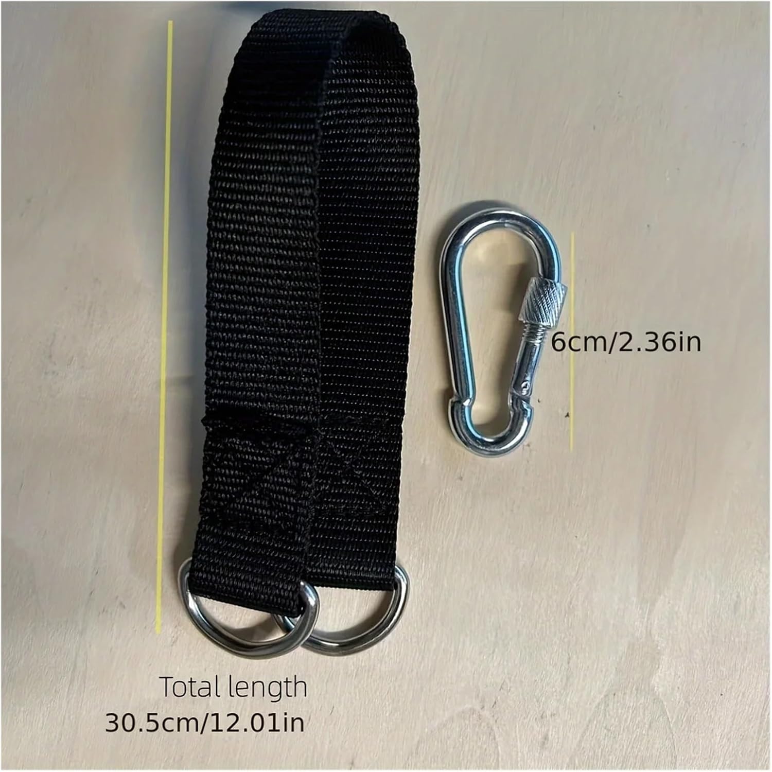 Tree Swing Straps 10pc Durable Hammock Hanging with Steel Hooks Outdoor Camping Hiking Accessories Belt Heavy Duty
