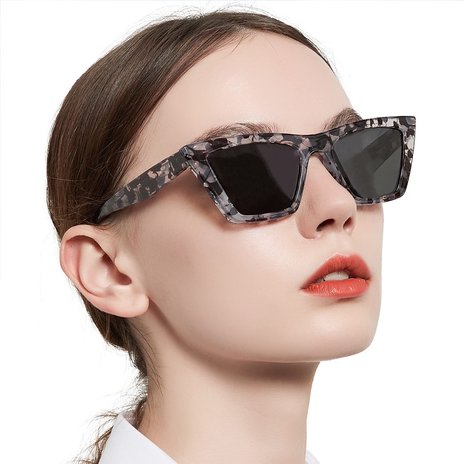 Oversized Reading Sunglasses for Women Full Cat Eye Sun Readers 1.0 1.25 1.5 1.75 to 4.0 UV Protection Y- Grey Tortoise 4.0 x