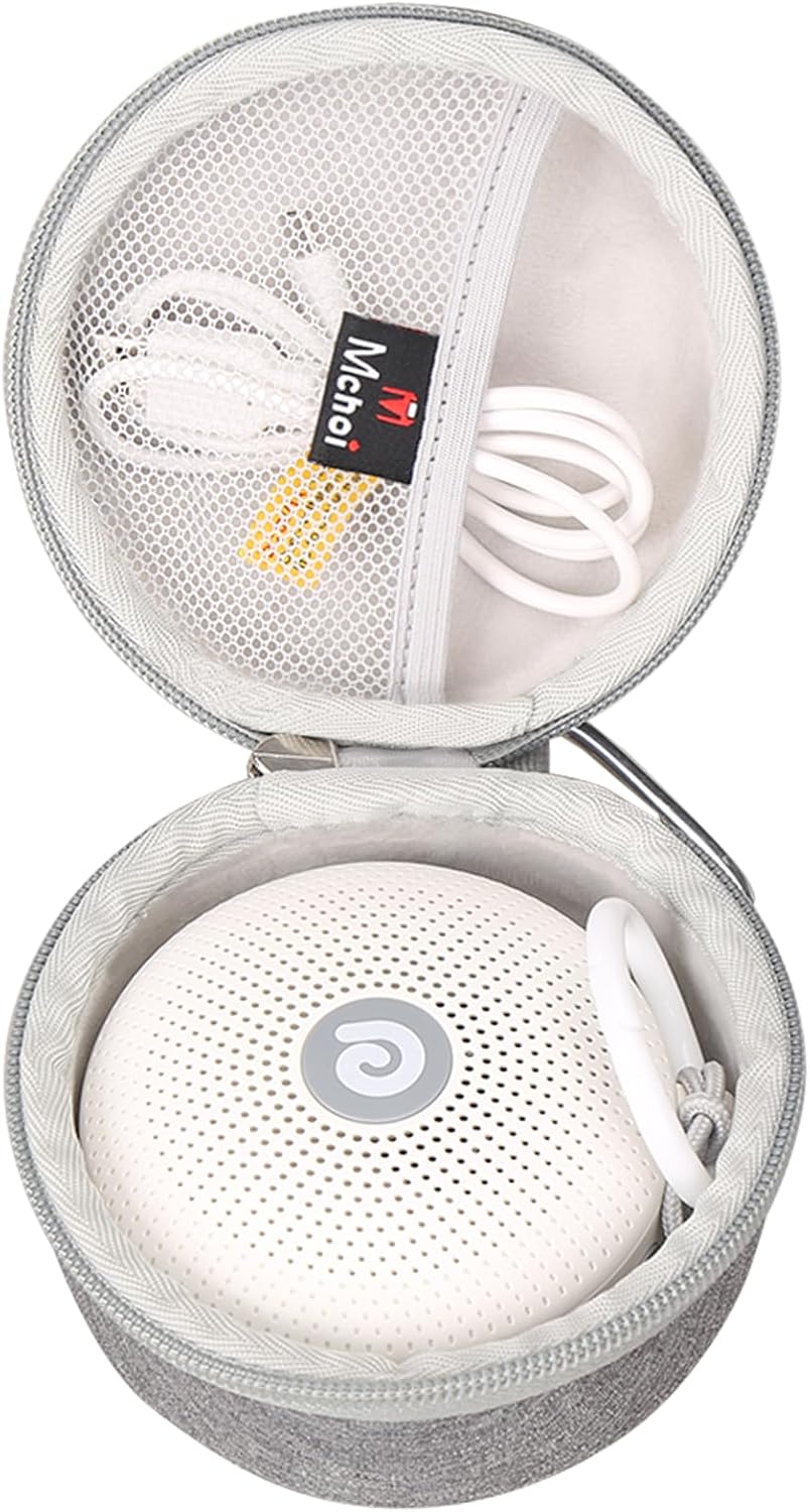 Mchoi Onerous Case Appropriate for Dreamegg White Noise Machine, Transportable Sound Machine, Waterproof Shockproof Sound Machine Protecting Case, Case Solely