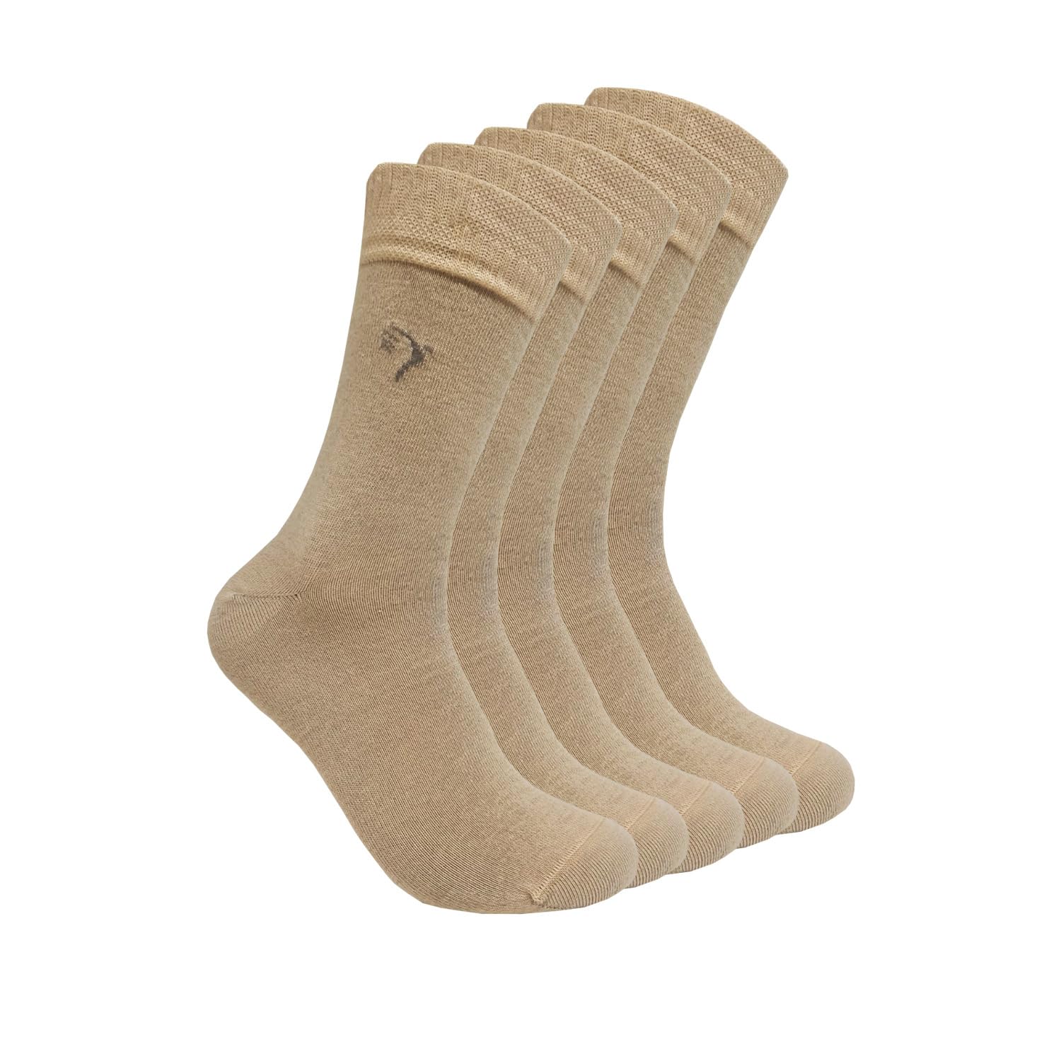 5 Paar hochwertige Silbersocken (Socken für Diabetiker) Qualität seit 1921 (41-43, beige)