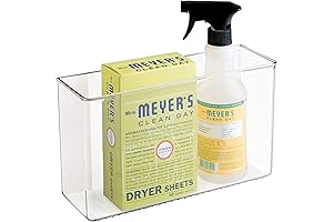 iDesign AFFIXX Clear Cabinet Door Organizer