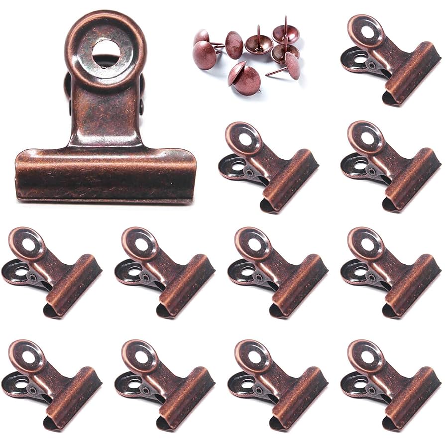 Amazon.com : Bulldog Clips with Hole for Push-pin, Paper