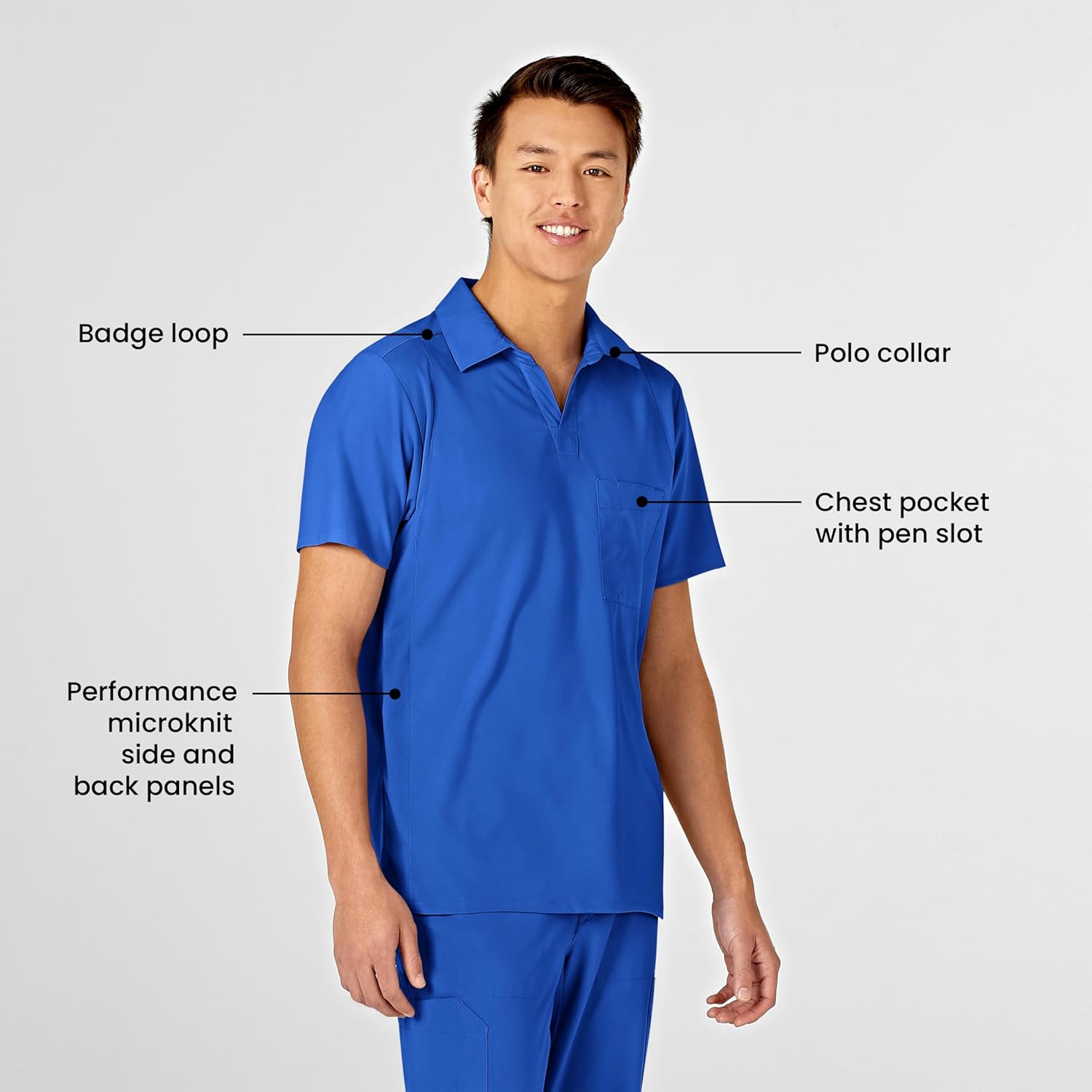 Wink Mens Collar Top