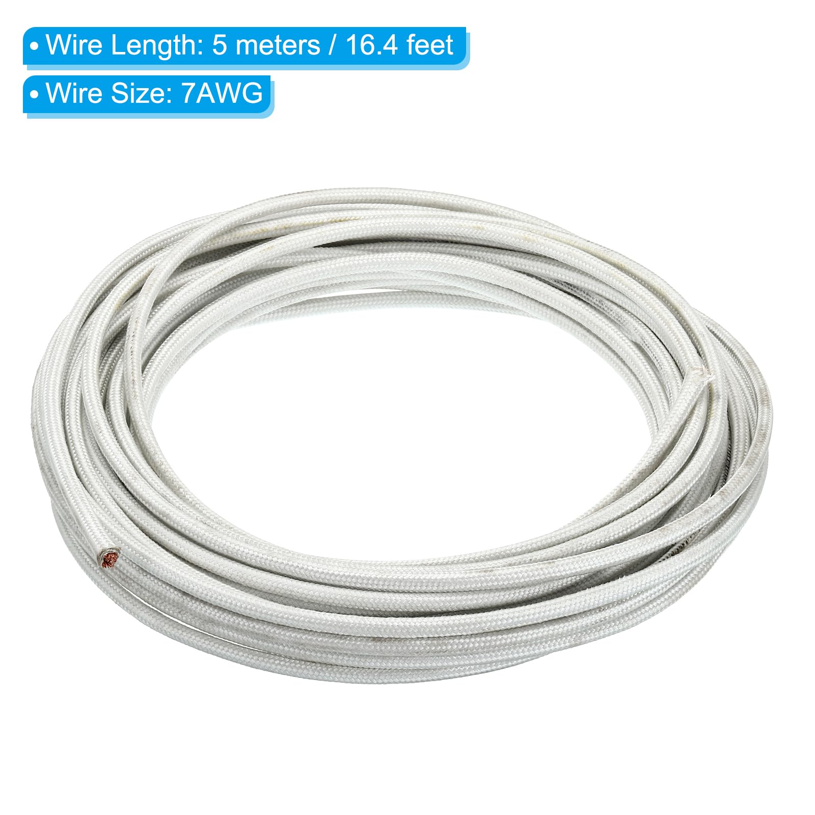 PATIKIL 16.4Ft 7AWG High Temperature Wire - Image 2