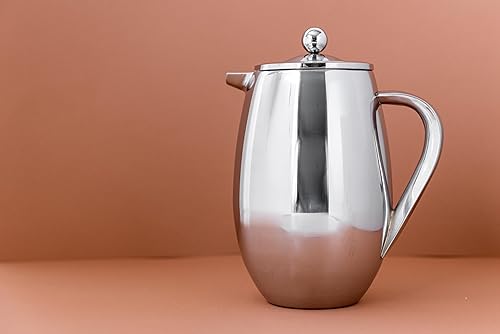 Miniatura 4 de La Cafetière Cafetería de acero inoxidable con aislamiento de doble pared, 8 tazas, acero inoxidable, plata