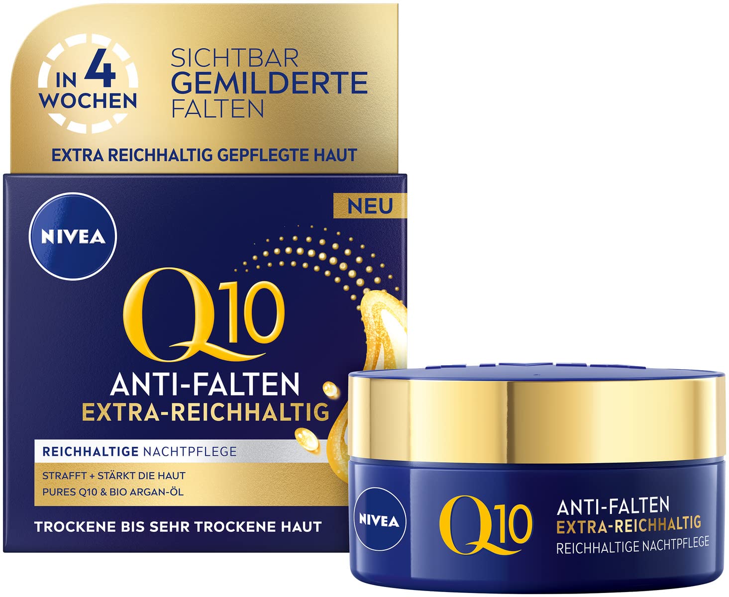NIVEA Q10 Anti-Falten Extra-Reichhaltige Nachtpflege 50ml