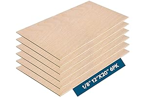 Glowforge-Ready Laser-Engraved Baltic Birch Plywood Sheets