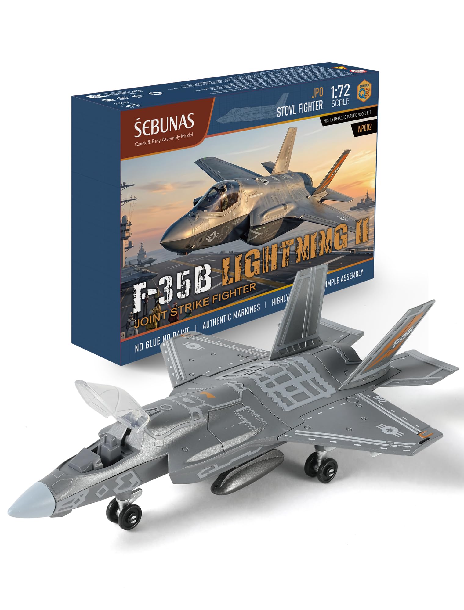 レベル　タカラ　航空機プラモデルキットセット 1/72 Amazon | SEBUNAS 1:72スケール F-35 戦闘機 クイックビルドモデル