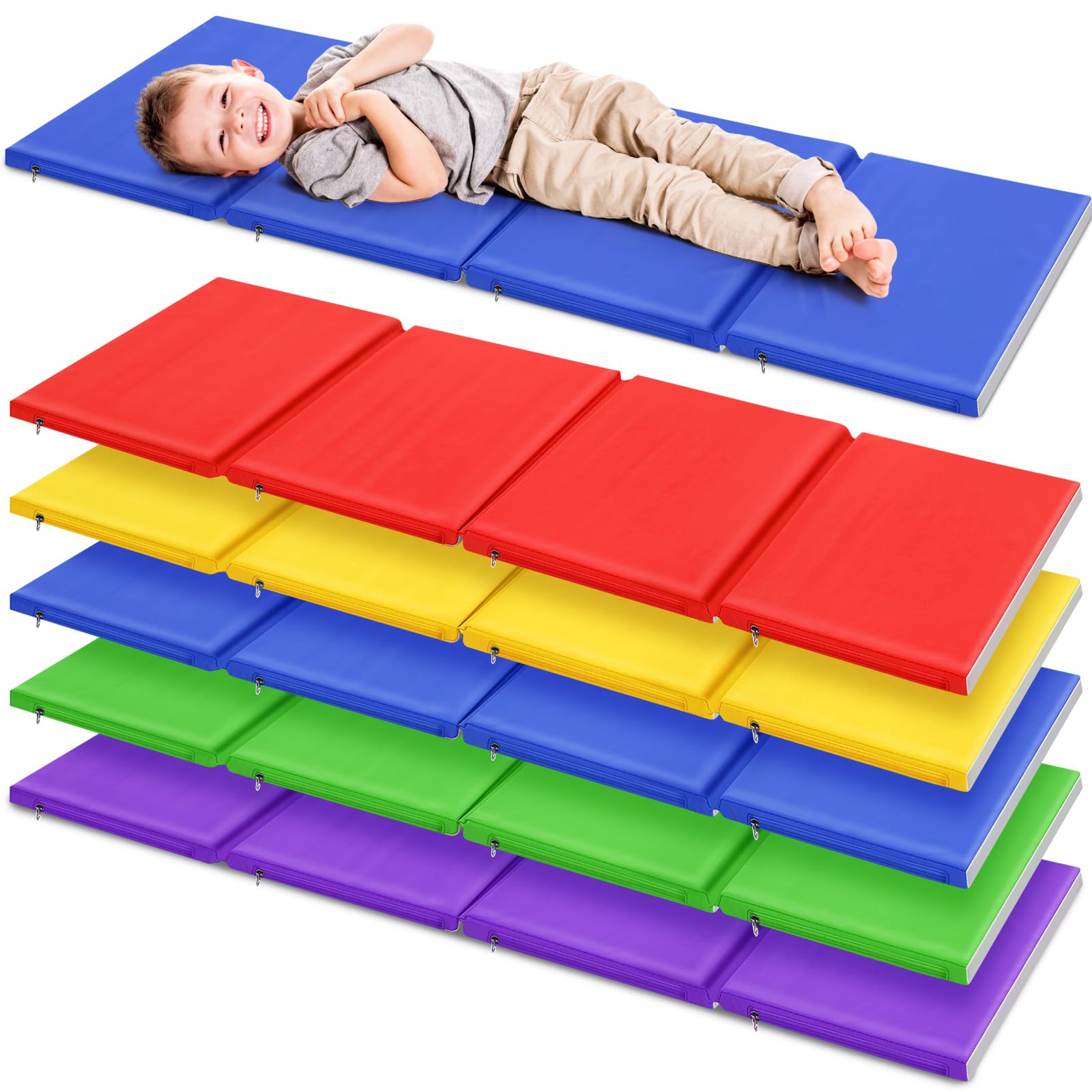 Wesiti 5 Pcs Daycare Nap Mat 47