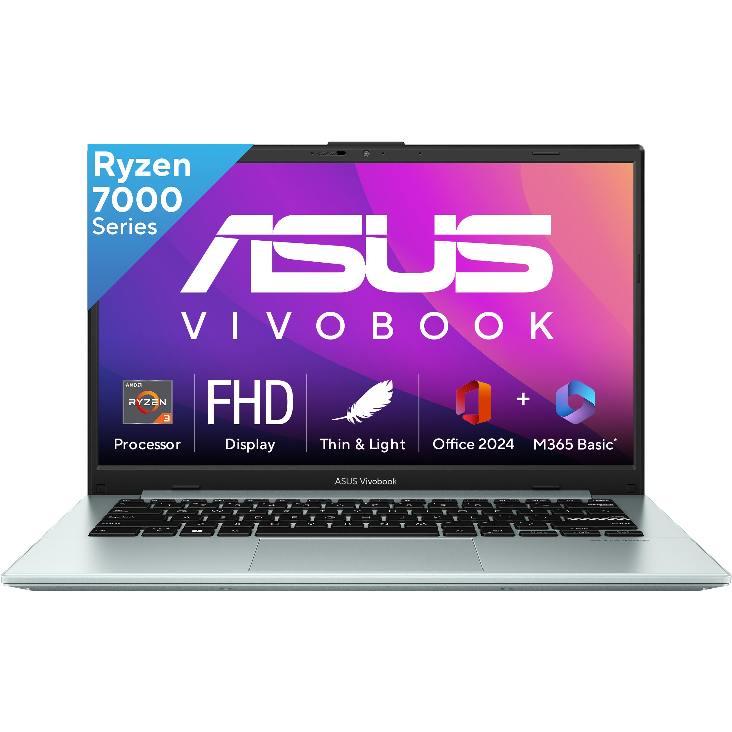 ASUS Vivobook Go 14, AMD Ryzen 3 7320U,Thin & Light (AMD Radeon