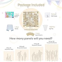Vista 203 de 36 Panels Giltter Wall Backdrop Pink Shimmer Wall Backdrop for Party Wedding Birthday Engagement Bachelorette Parties Anniversary Decoration