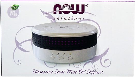 Amazon.com: NOW Essential Oils, Ultrasonic Dual Mist Aromatherapy Oil ...
