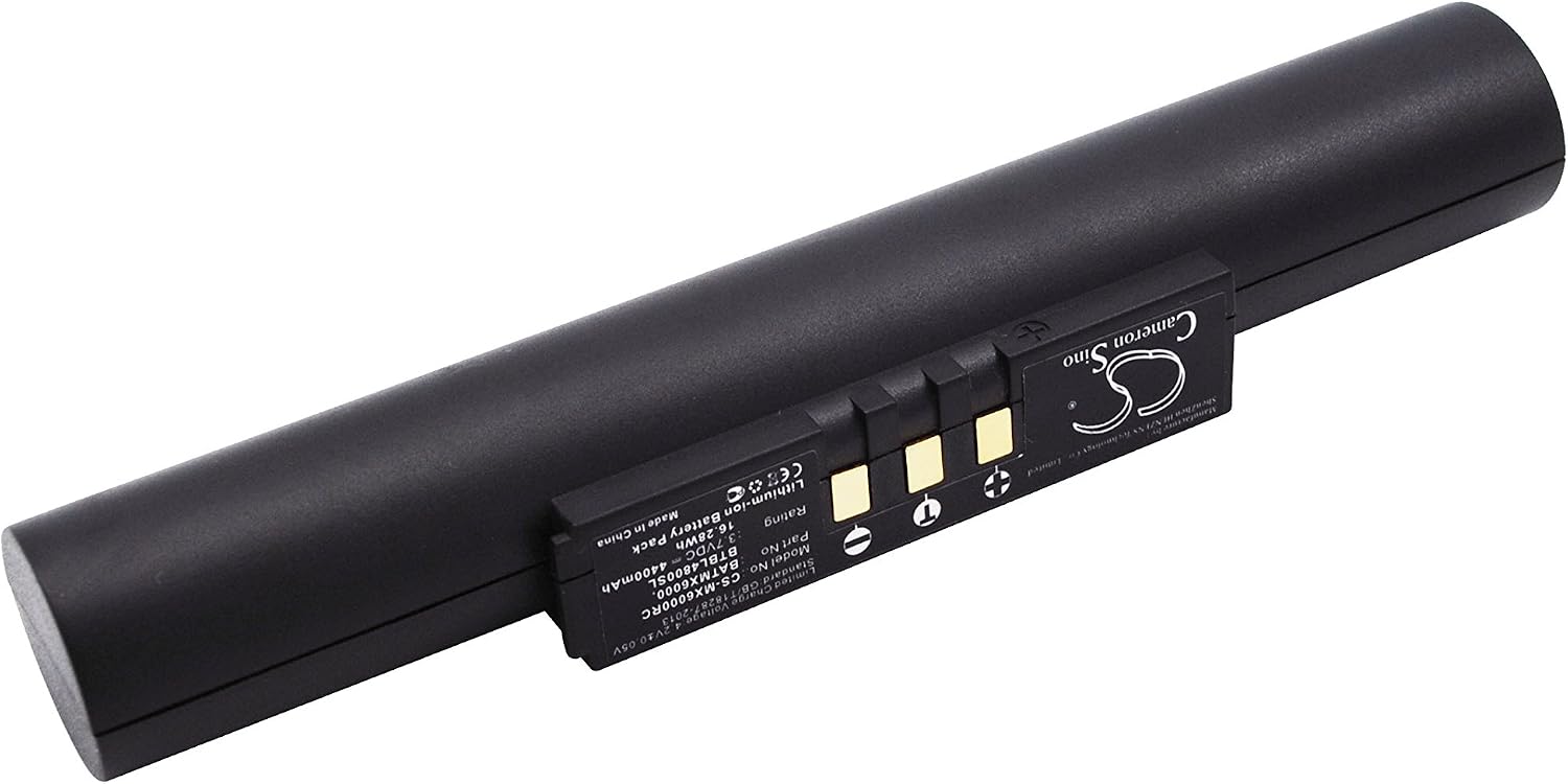 Cameron Sino Battery for URC MX-6000, UE-MX6000, UN-MX6000 PN:URC BATMX6000, BTBL4800SL 4400mAh / 16.28Wh