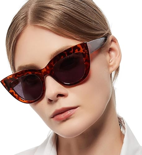 MARE AZZURO Gafas de sol con lector de ojos de gato para mujer, lentes de lectura para exteriores, 0.5, 0.75, 1.0, 1.25, 1.5, 1.75, 2.0, 2.25, 2.5,