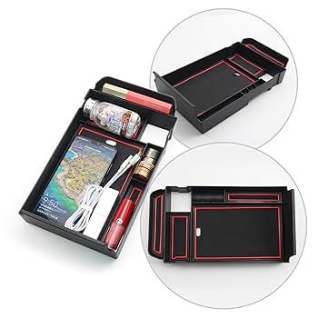 CDEFG Compatible With Kia Sportage NQ5 2022-2023 2024 2025 Rubber Mats Centre Console Non-Slip