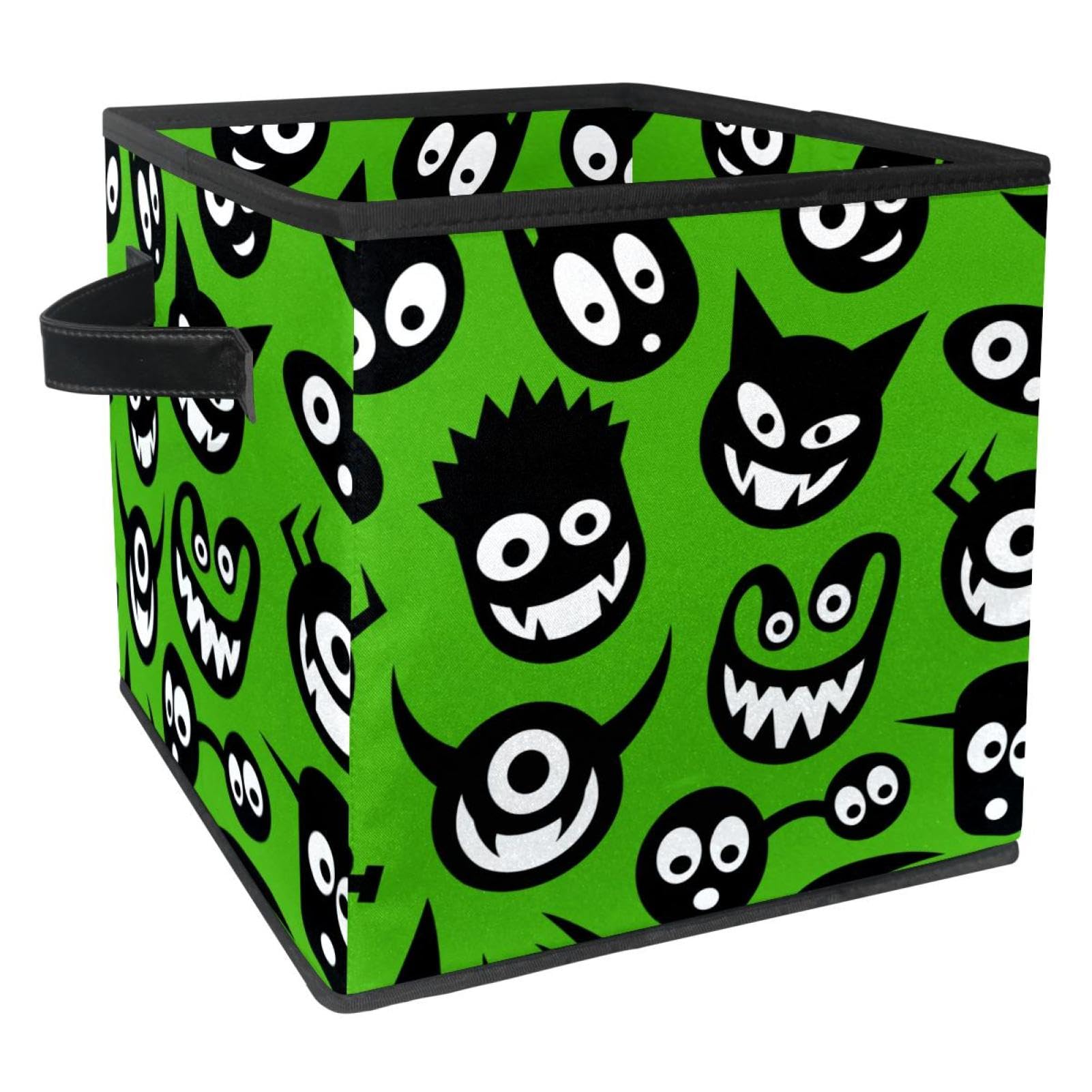 Boîte de rangement pliable Fanny Evils en tissu cube pour placard et vêtements