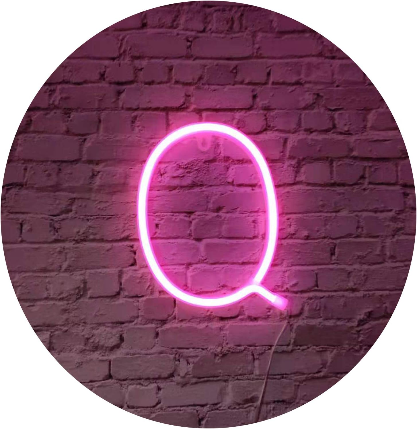 luce al neon per la festa