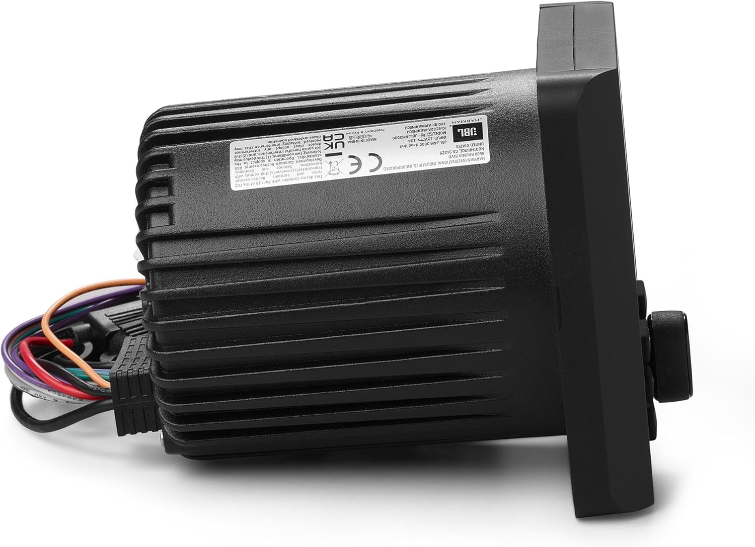 JBL JAM3000 Gauge-Mount Marine Receiver with AM/FM, High Power Output, Bluetooth